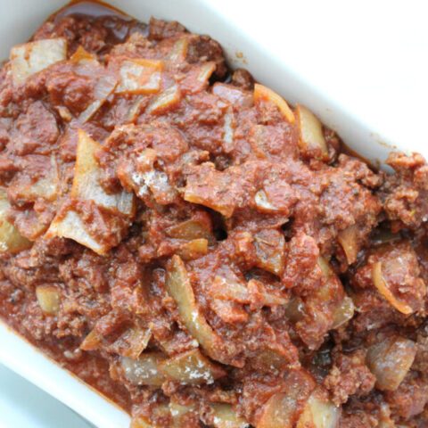 Crockpot Beef Spaghetti with Meatballs