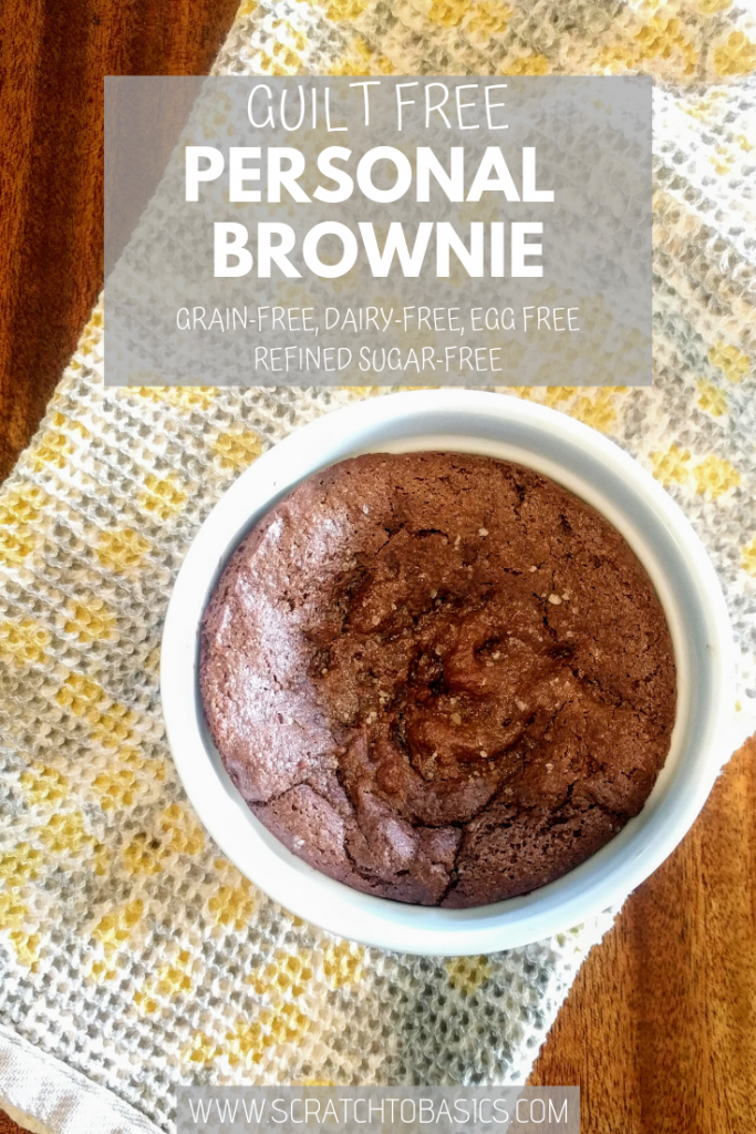 guilt free personal brownie pin