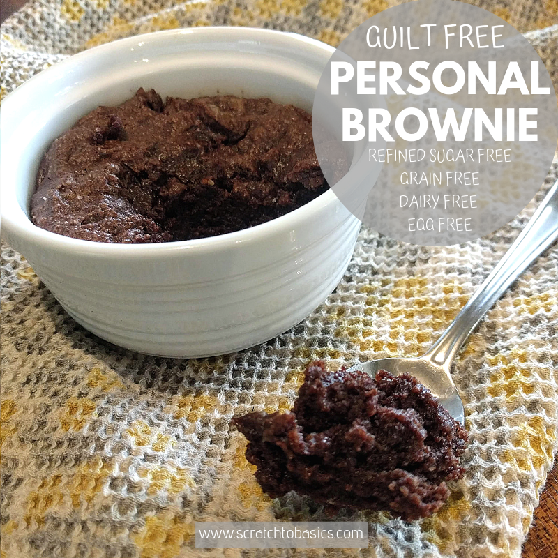 guilt free personal brownie pin