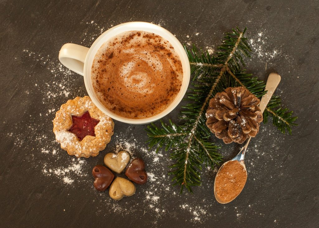 Chai spiced hot chocolate