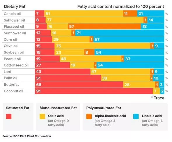fat composition breakdown