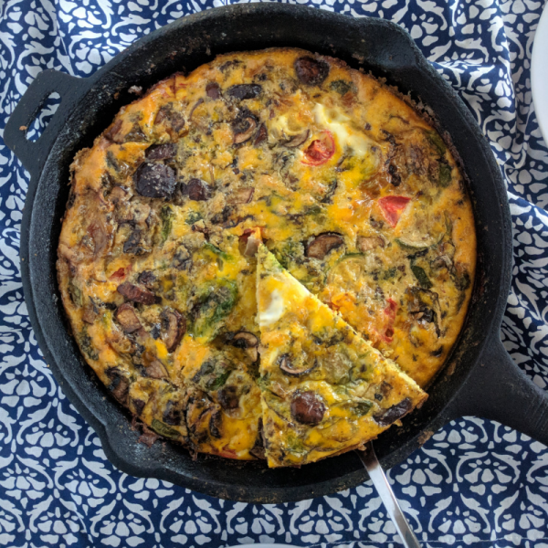 Dairy Free Frittata in Your Cast Iron Skillet