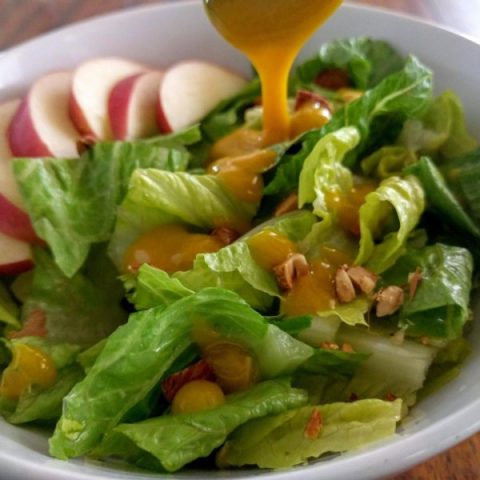 4 Ingredient Honey Mustard Salad Dressing