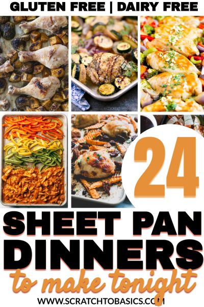 Gluten free sheet pan dinners