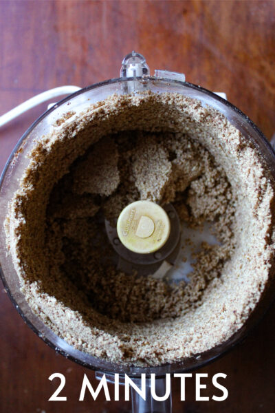 almond butter at 2 minutes