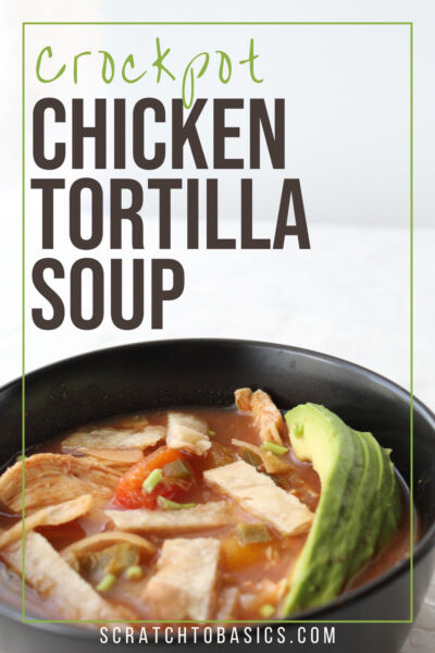 crockpot chicken tortilla soup