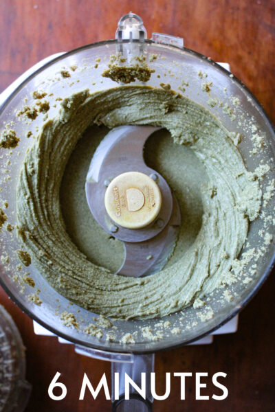 pumpkin seed butter on a food processor in 6 minutes