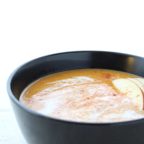 Crockpot Butternut Squash Soup with Coconut Milk