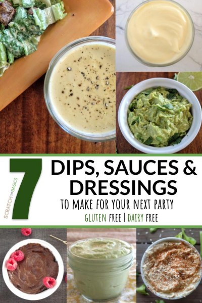 Seven dips, sauces and dressings to make in your food processor for your next party.
