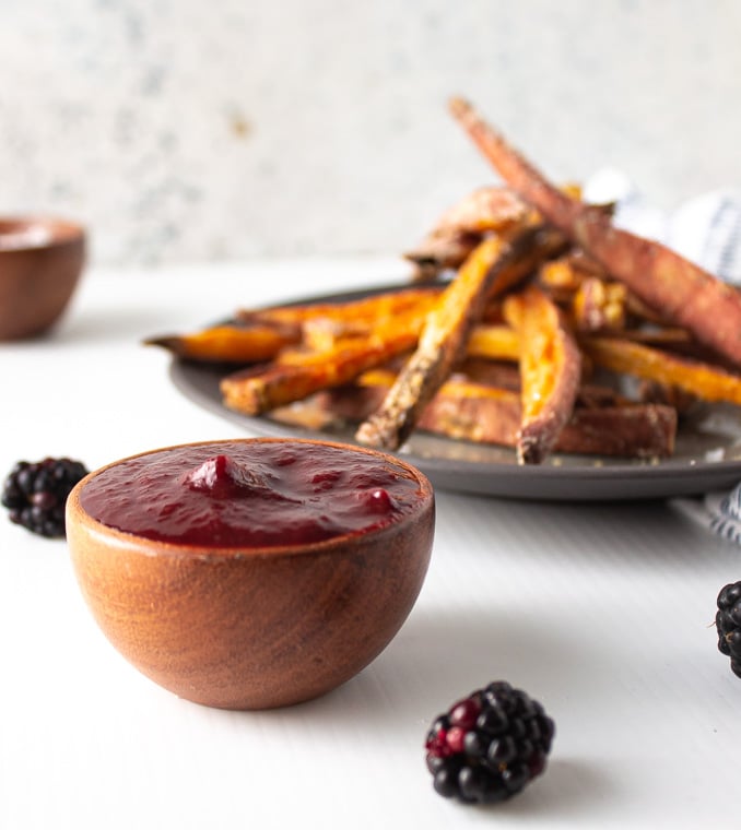 Blackberry tomato ketchup makes a great holiday gift