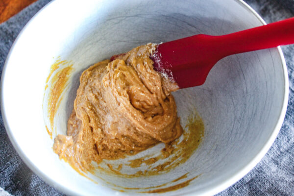 Peanut butter in a bowl