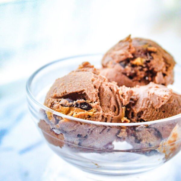 Peanut Butter & Chocolate Vegan Ice Cream