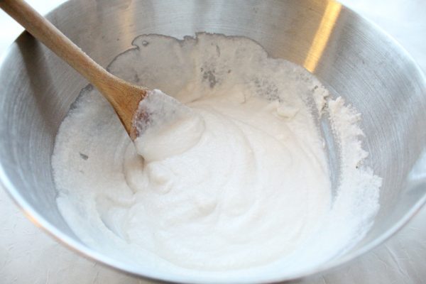 flatbread batter in bowl