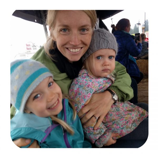 Picture of Megan with kids