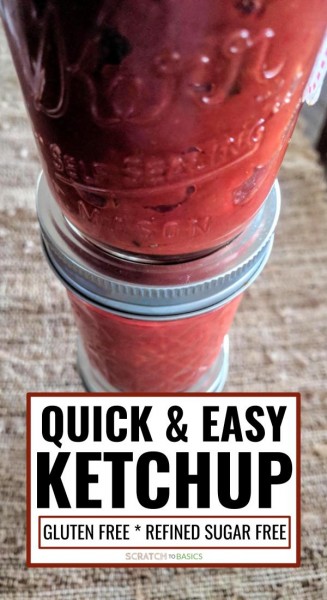 Quick and easy homemade sugar free ketchup recipe.