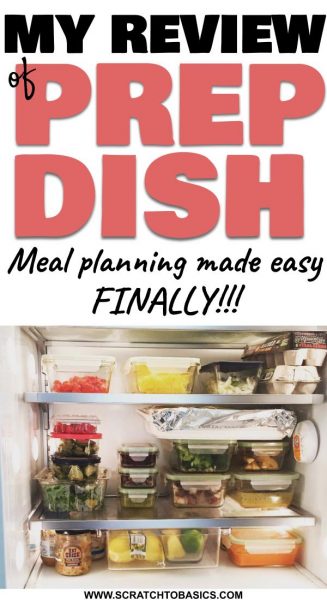 My review of prep dish - meal planning made easy...finally!