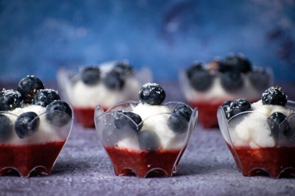 Ice cream in a dish