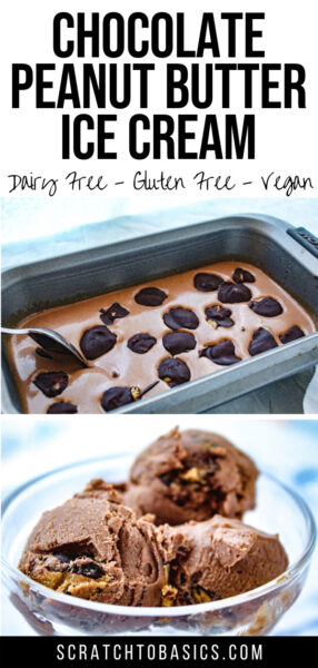 chocolate peanut butter vegan ice cream
