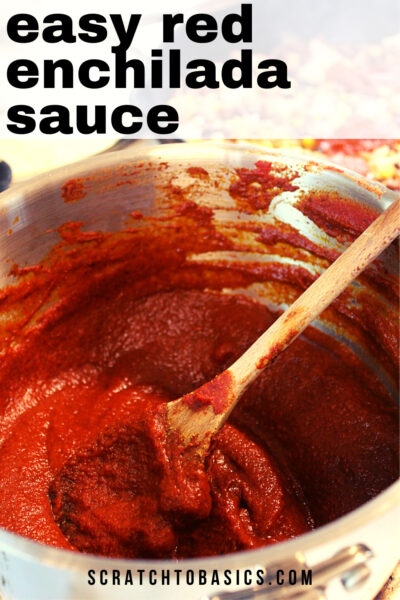 easy red enchilada sauce from tomato paste