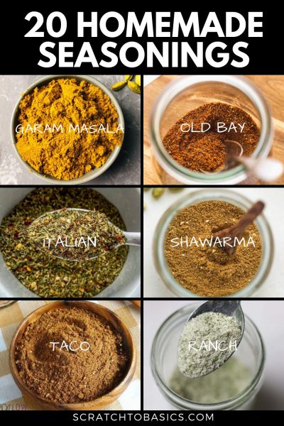 homemade seasonings to make at home