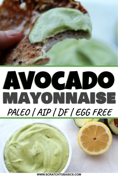 avocado mayonnaise dip
