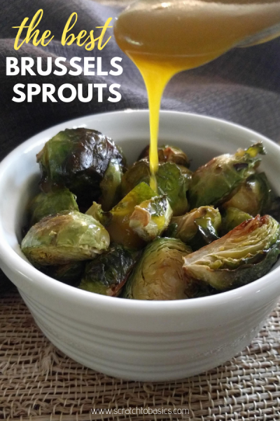 Honey mustard brussels sprouts