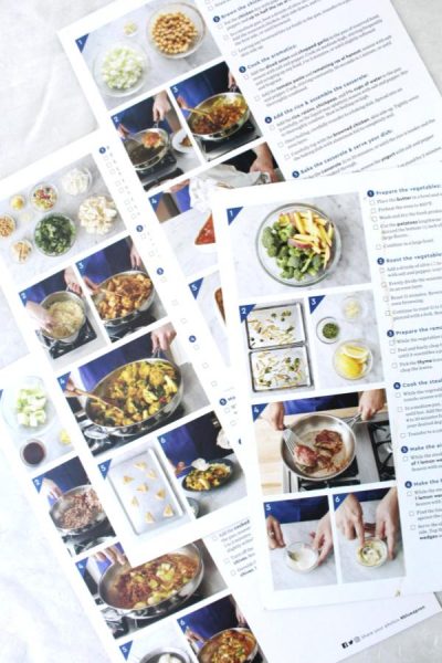 Blue apron recipe