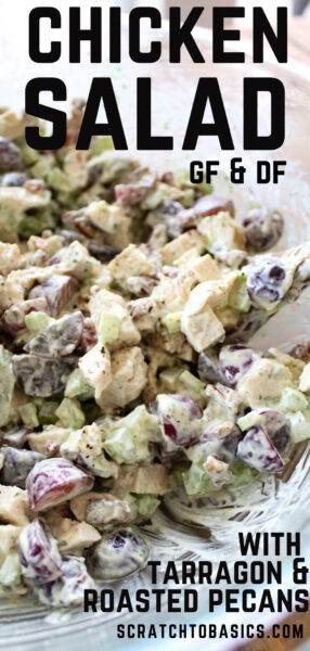 tarragon chicken salad with grapes 