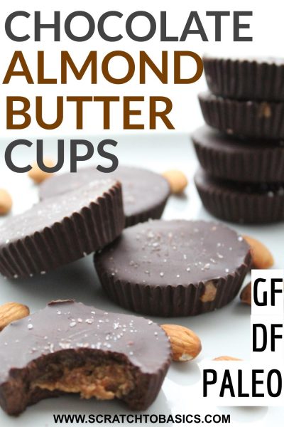 Dark chocolate almond or peanut butter cups