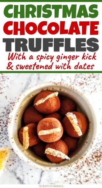 Chocolate truffle balls sweetened with dates