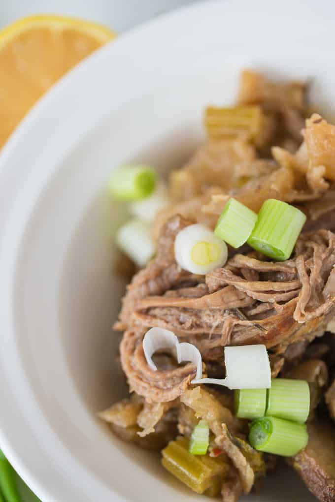 Clean Eating Kitchen Paleo slow cooker tri tip roast