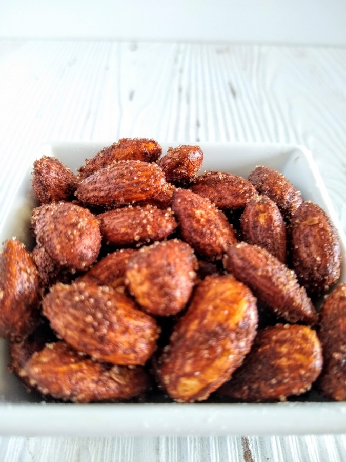 Cinnamon sugar nuts will make a great gift this holiday season