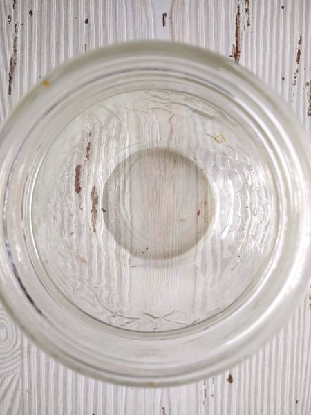 melted coconut oil in mason jar