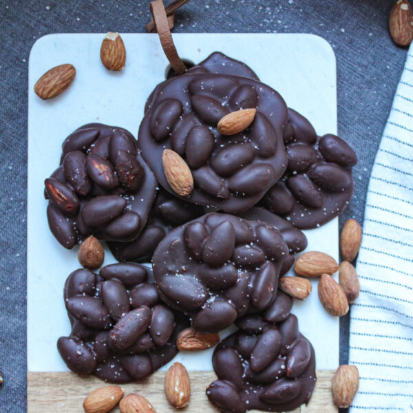 Dark Chocolate Covered Almonds [GF | DF | Paleo]