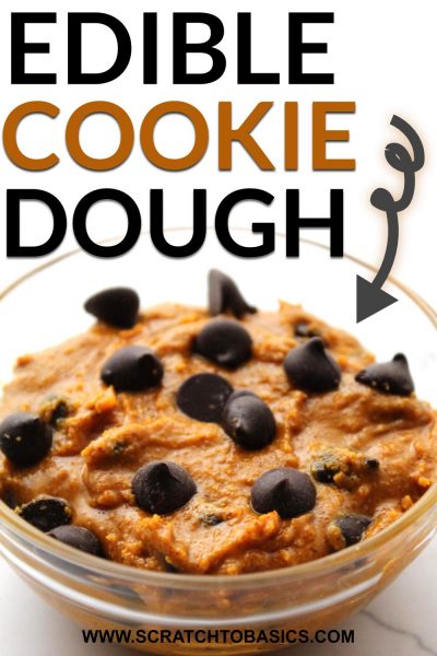 Edible Paleo cookie dough