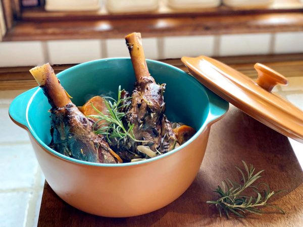 Slow cooked lamb shanks from Emma Eats