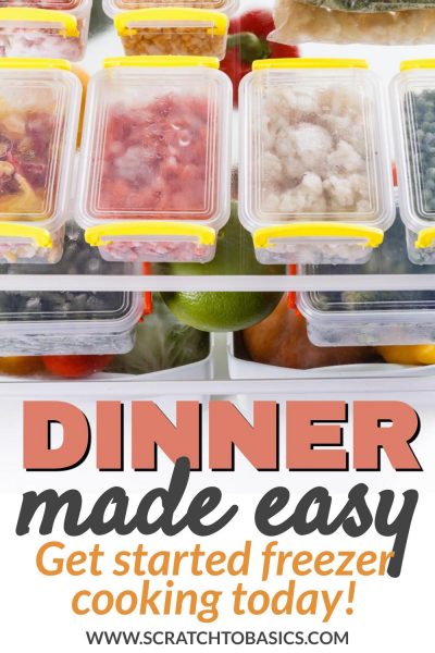 dinner made easy - freezer cooking