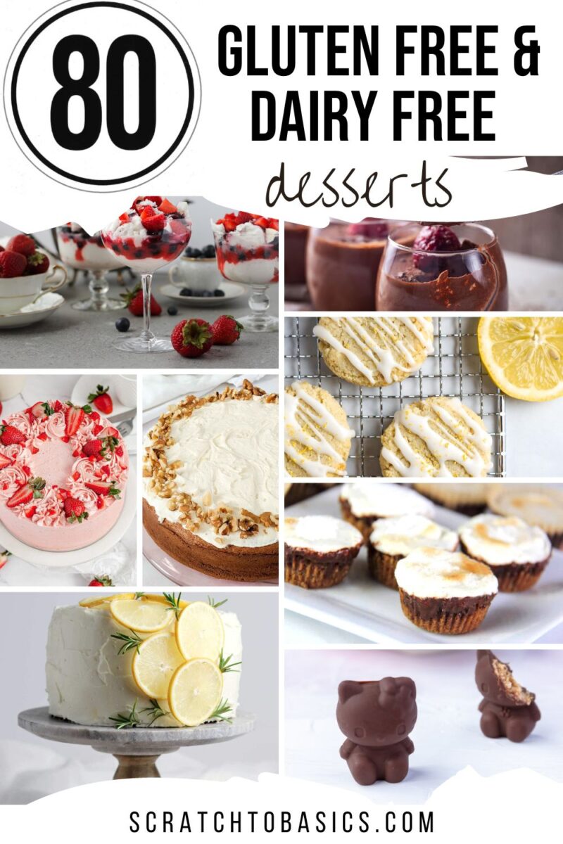 gluten free and dairy free desserts