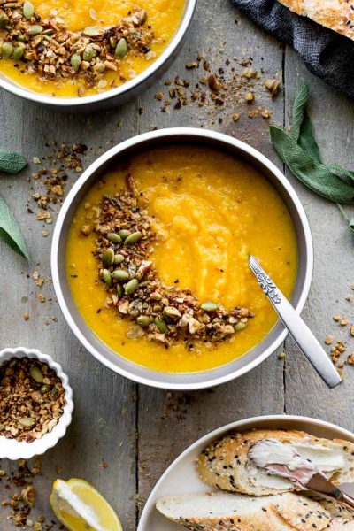 Golden Beet Soup With Carrot And Ginger by Crumb Top Baking