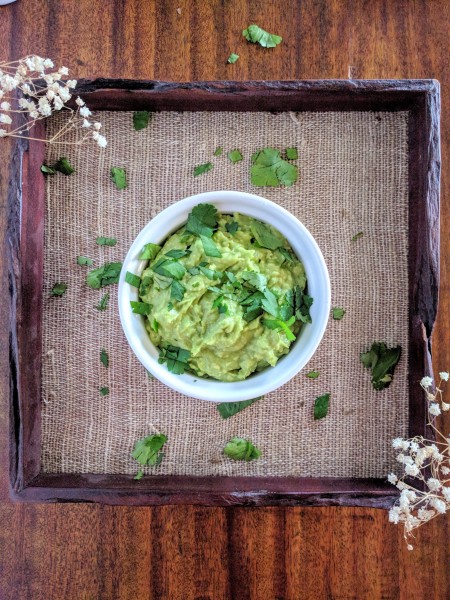 Simple guacamole is a delicious Paleo snack for kids