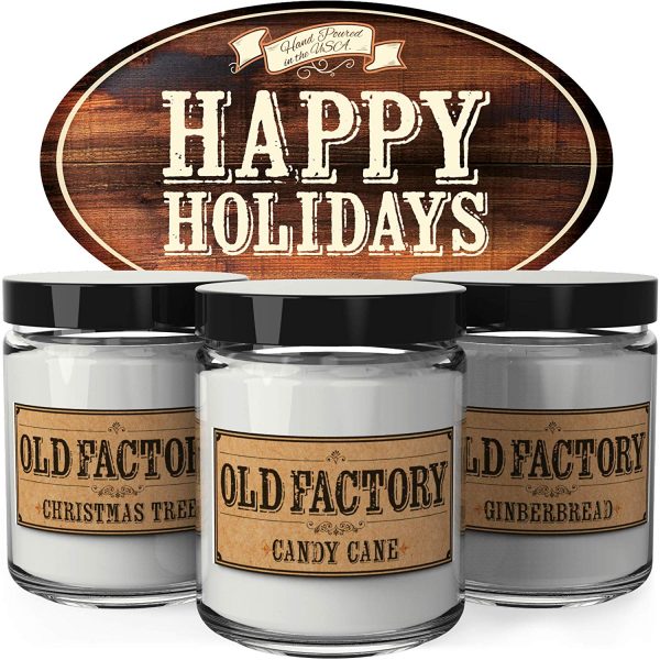 Holiday scented candles for your favorite teacher.