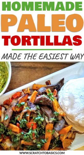 homemade Paleo tortillas made the easy way