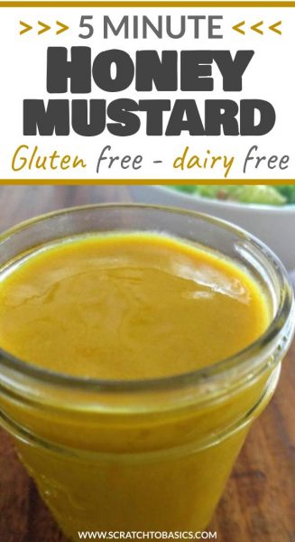 five minute honey mustard salad dressing