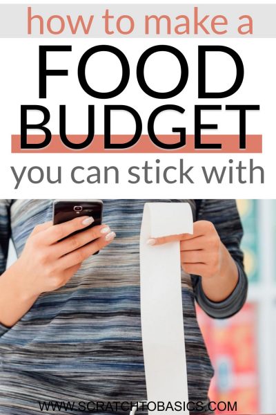 How to make a food budget