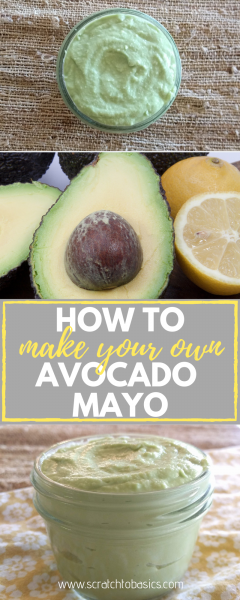 How to make your own avocado mayo. Gluten free, dairy free and egg free.