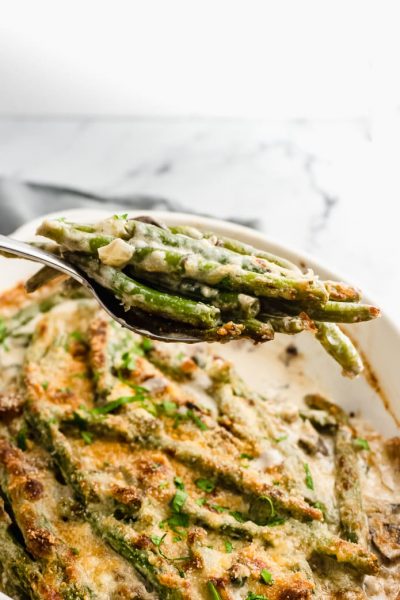 Keto Green Bean Casserole by Green And Keto