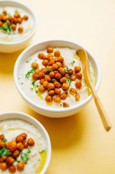 Easy slow cooker cauliflower soup from Live Eat Learn
