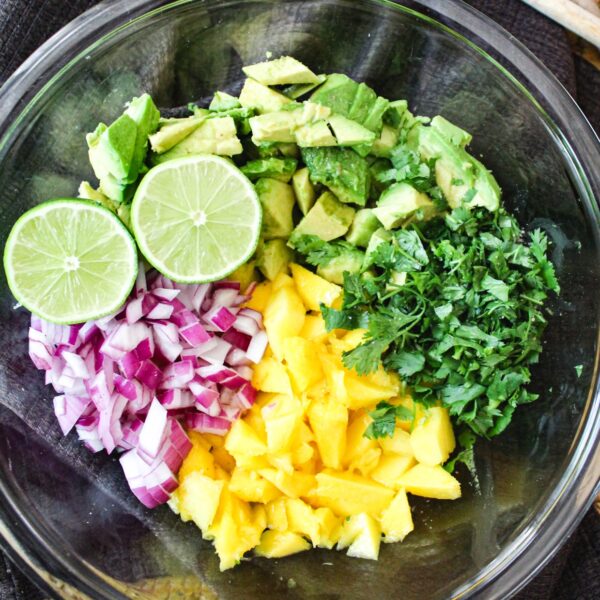 5 Minute Avocado Mango Salad