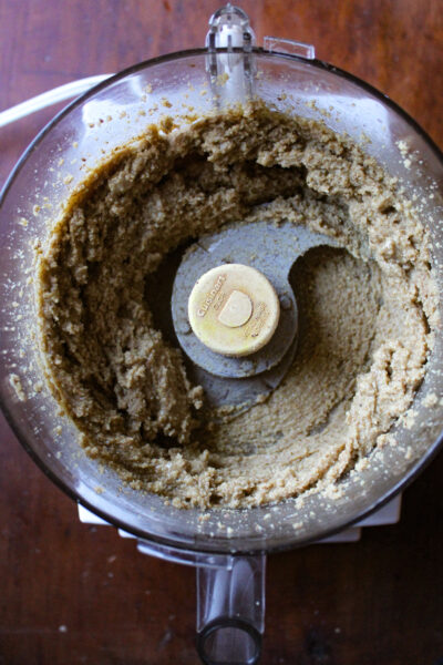 walnut butter on a food processor in 1 minute