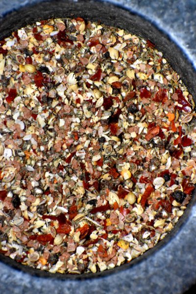 Seasoning in a bowl